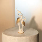 VIBHSA Pair of Kissing Swan Duck Love Birds Decorative Showpiece for Home Décor