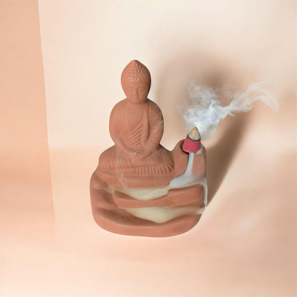 VIBHSA Buddha Incense Holder & Backflow Burner