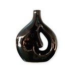 VIBHSA Cloud Hole Shape Ceramic Vase – Table Décor