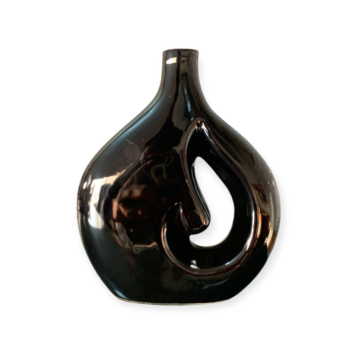 VIBHSA Cloud Hole Shape Ceramic Vase – Table Décor