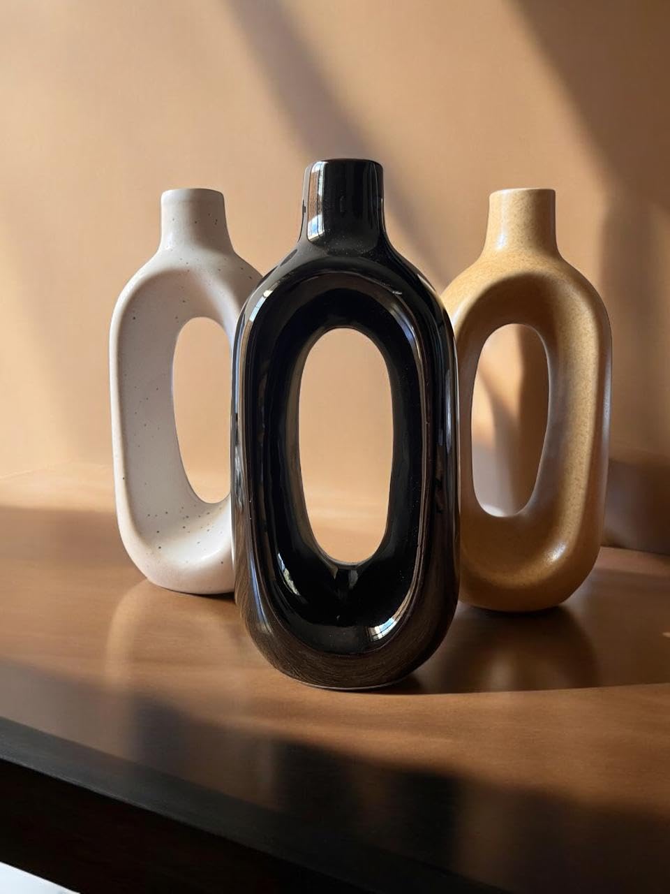 VIBHSA Beautiful Ceramic Decorative Vases with Unique Quality for Home Decor, Center Table