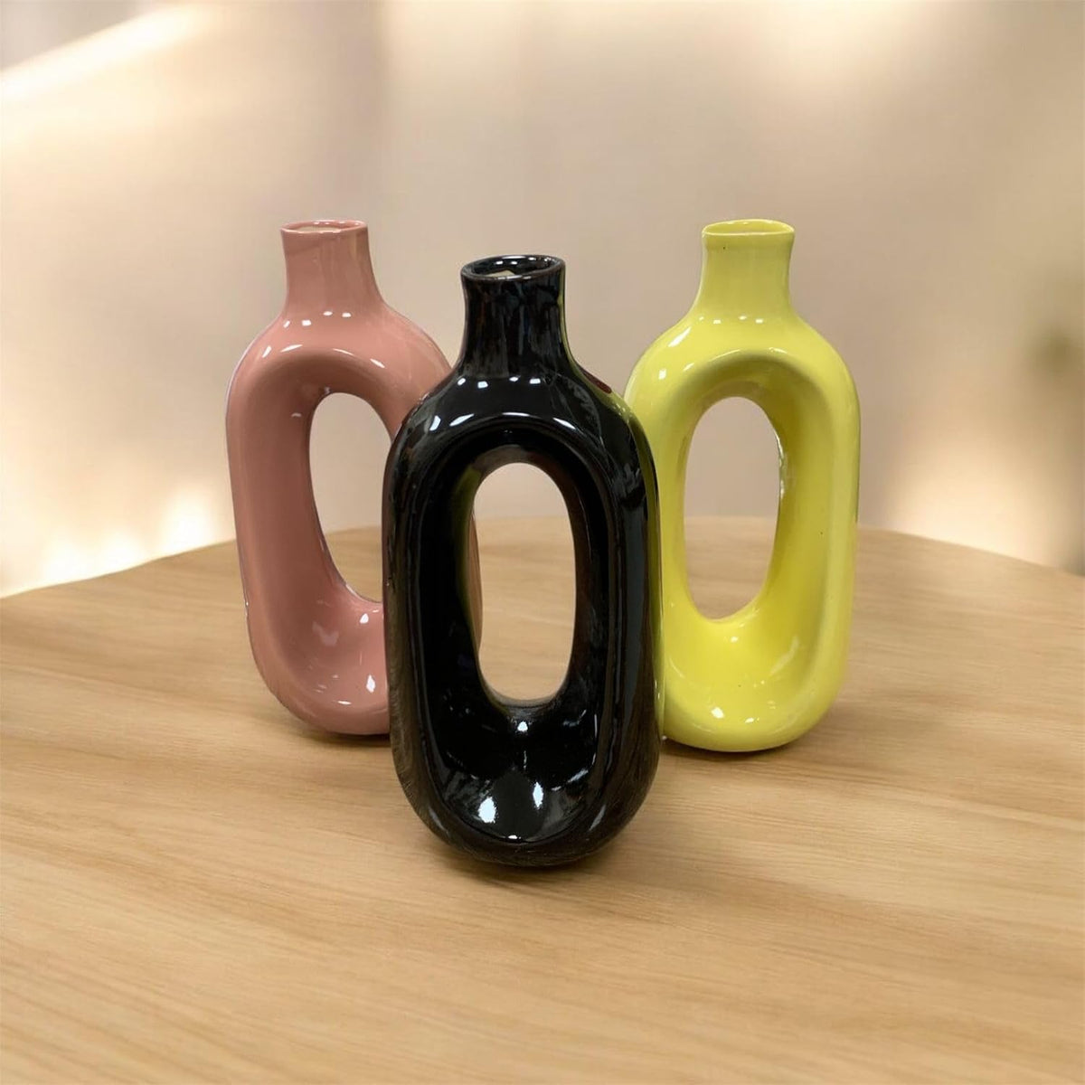 VIBHSA Beautiful Ceramic Decorative Vases with Unique Quality for Home Decor, Center Table