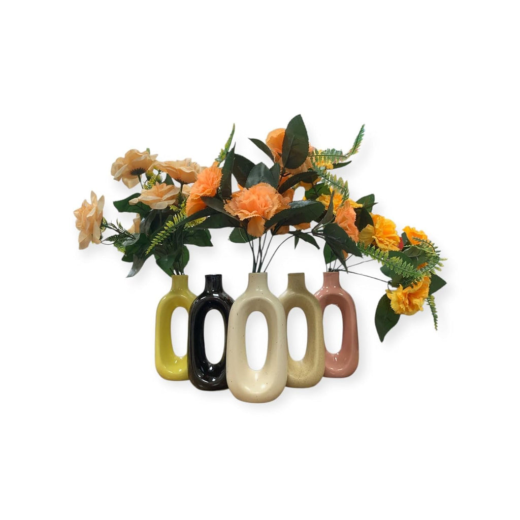 VIBHSA Beautiful Ceramic Decorative Vases with Unique Quality for Home Decor, Center Table