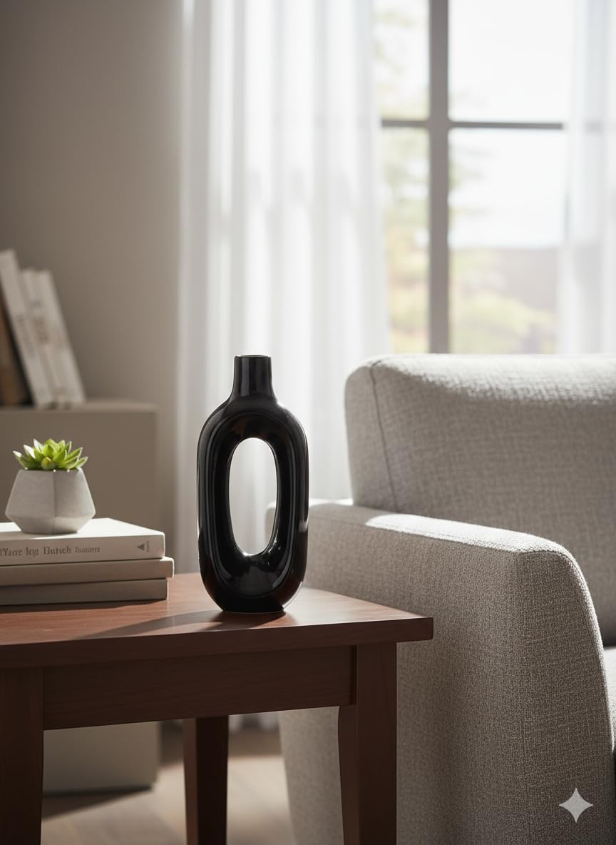 VIBHSA Beautiful Ceramic Decorative Vases with Unique Quality for Home Decor, Center Table
