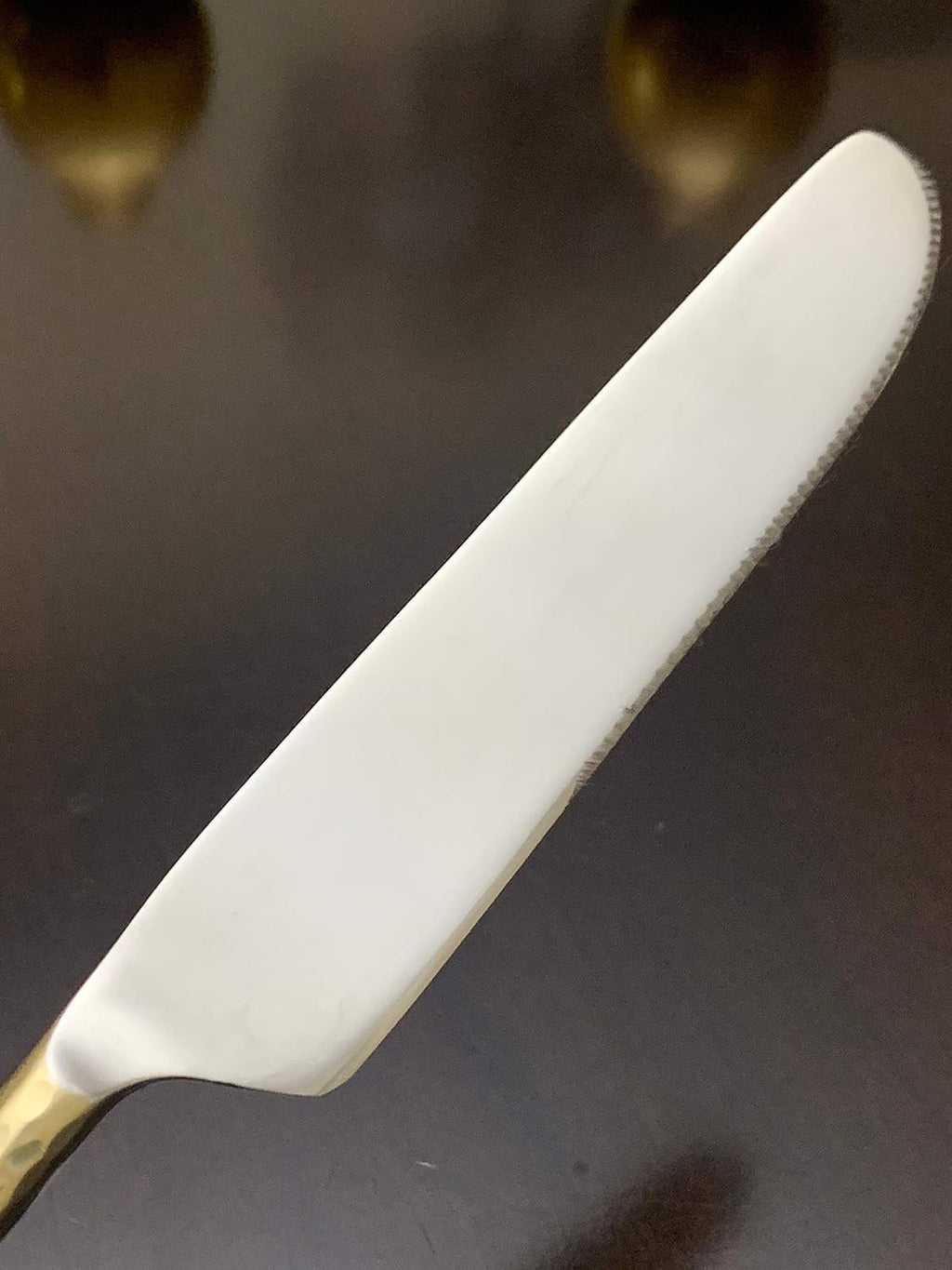 VIBHSA Golden Silverware Dinner Knife