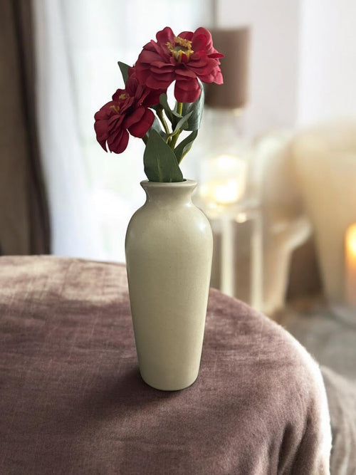 VIBHSA Ceramic Vase for Home Living Room Décor Ceramic Vase Plant Containers for Elegant Indoor/Outdoor Decor