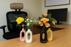 VIBHSA Beautiful Ceramic Decorative Vases with Unique Quality for Home Decor, Center Table