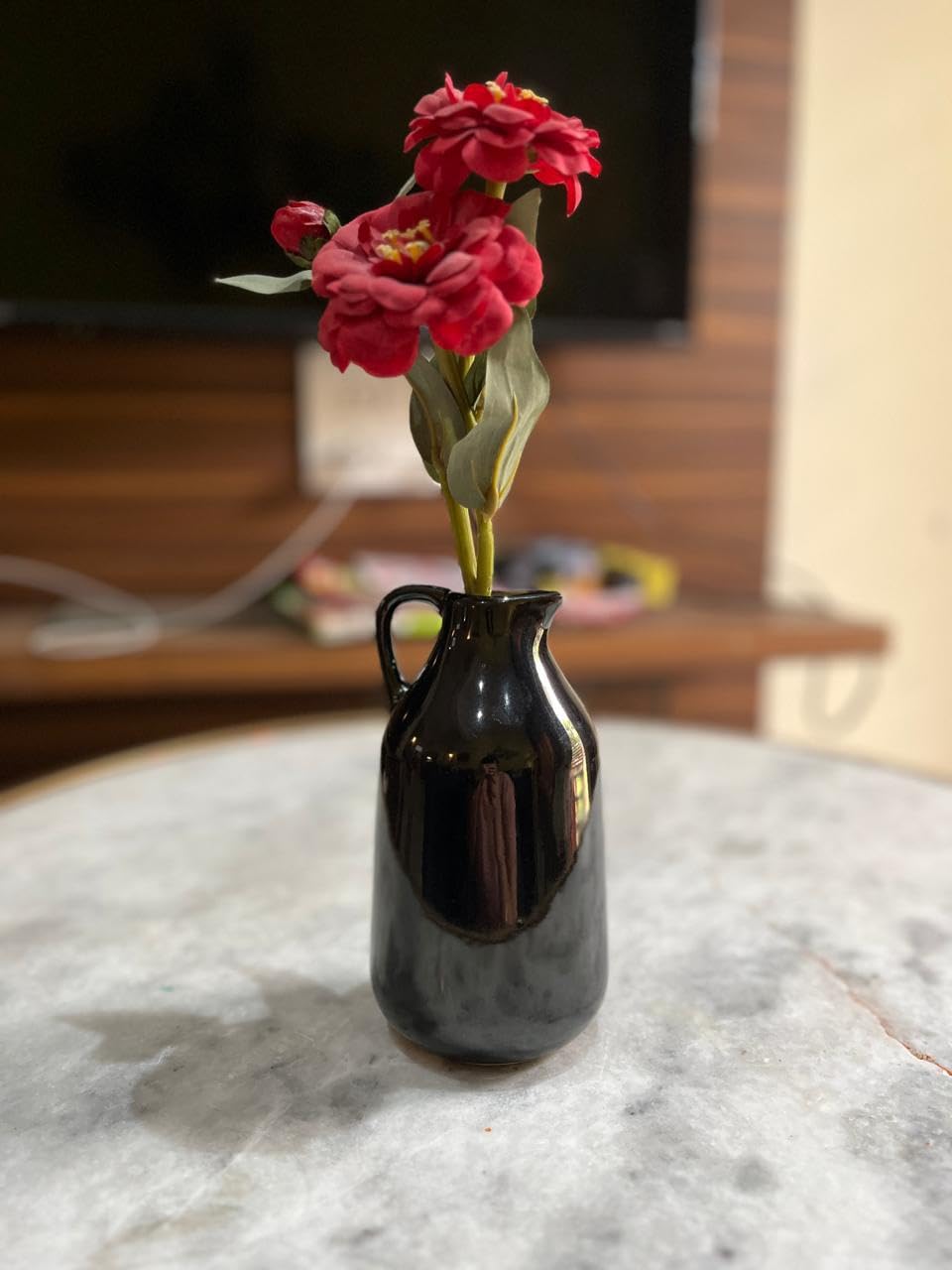 VIBHSA Ceramic Vase for Home Living Room Décor Ceramic Vase
