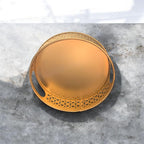 VIBHSA Decorative Serving Tray for Tea Coffee & Snacks