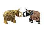 VIBHSA Resin Elephant Statue Showpiece 6 Inches