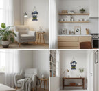 VIBHSA Bike Decorative Wall Art MDF Wooden Wall Hanger for Living Room