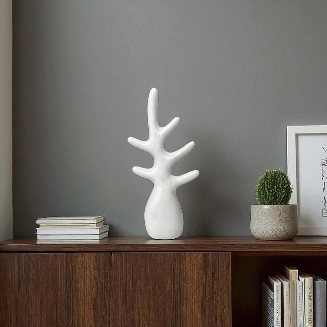 NORTIVIA Abstract Ceramic Tree Branch Showpiece/Sculpture for Home Table Décor