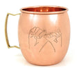 Handcrafted Moscow Mule Copper Mugs Set of 2