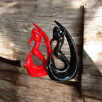 VIBHSA Modern Abstract Romantic Couple Sculpture Elegant Love Showpiece for Home Decor