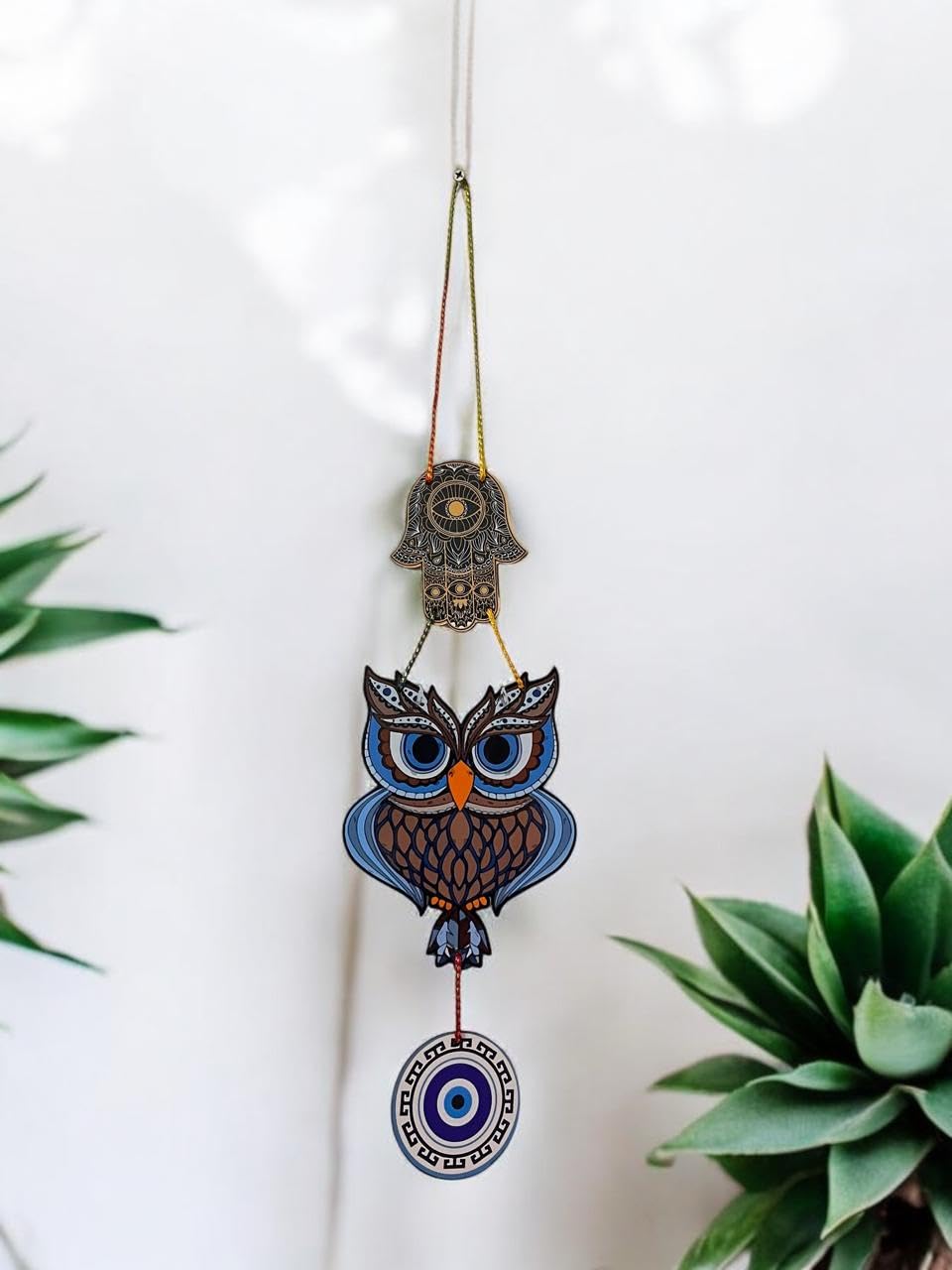VIBHSA Quotes Wall Art for Home Decoration Wall Hanging Decoration for Living Room Welcome Home Evil Eye Decoration Diwali Decoration Hanging Decorative Items