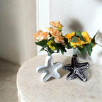 VIBHSA Star Fish Shape Vase, Ceramic Plant Pot, Diamond Shaped Planter