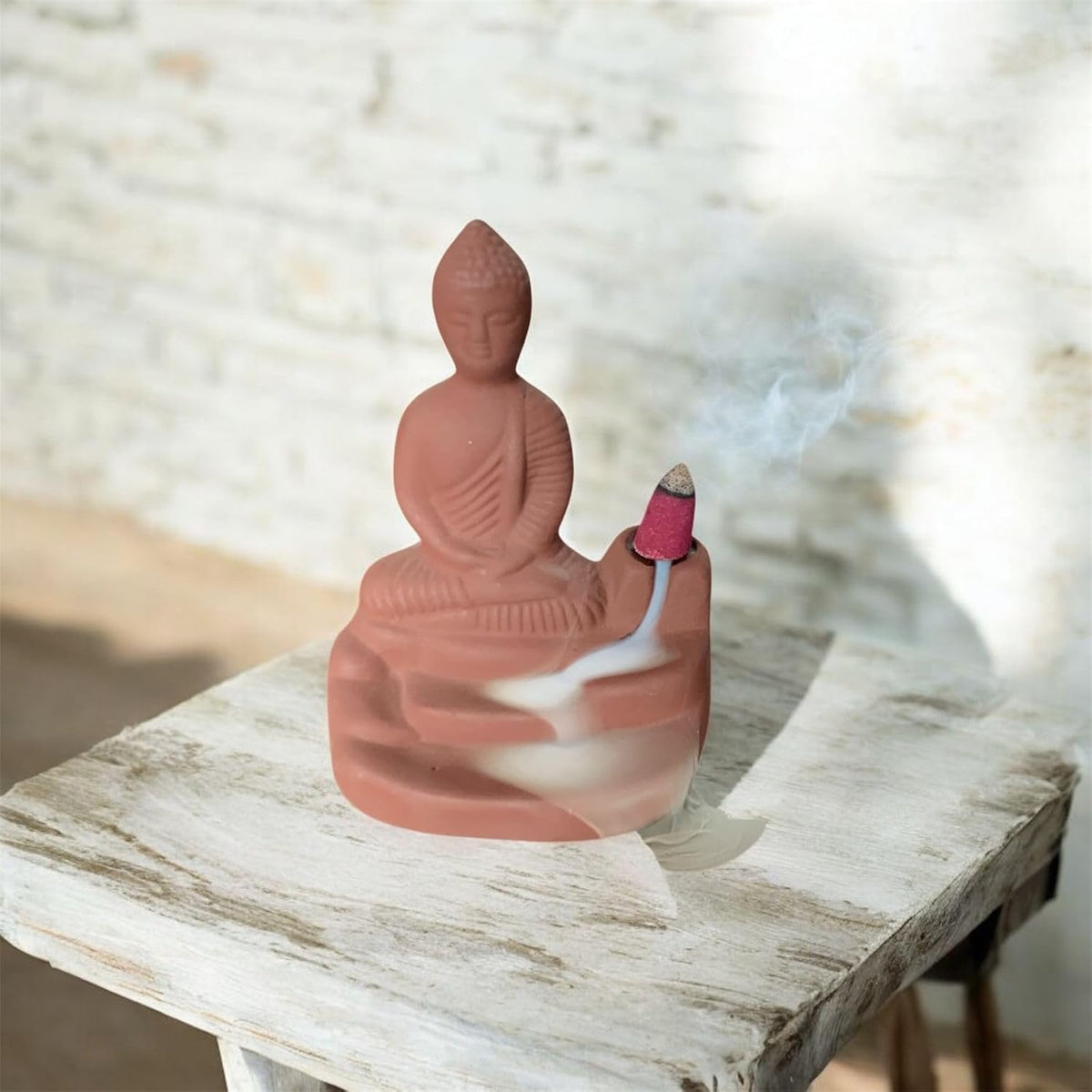 VIBHSA Buddha Incense Holder & Backflow Burner