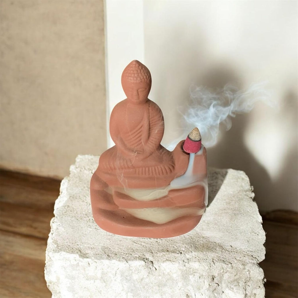 VIBHSA Buddha Incense Holder & Backflow Burner