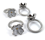Flower Napkin Rings Set of 4 (Rustic Flower)