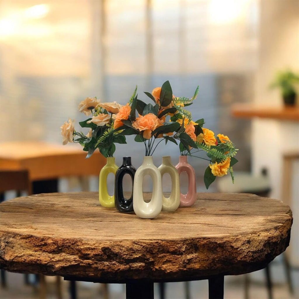 VIBHSA Beautiful Ceramic Decorative Vases with Unique Quality for Home Decor, Center Table