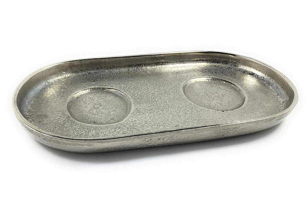 VIBHSA Condiment Pots Set of 2 Golden Dry Snack Bowls