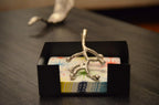VIBHSA Handcrafted Decorative Napkin Holder for Tables Silver Olive Branch with Bud