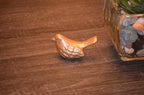 VIBHSA Handcrafted Bluebird of Happiness Home Decor Accents Collectible Bird Figurines Symbols of Health & Happiness (Golden)