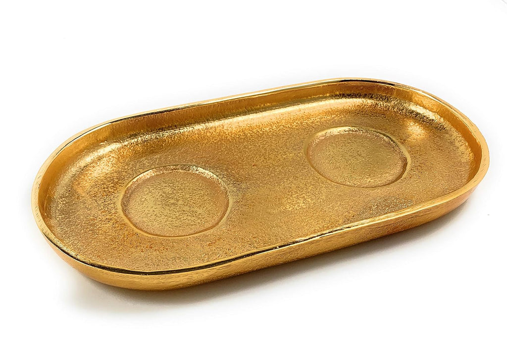 VIBHSA Mini Condiment Pots Set of 2 Decorative Dry Snack Bowls