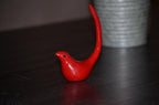 Red Bird Figurine of Health & Hapiness (3.8" H, Aluminum)