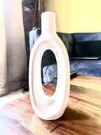 VIBHSA Beautiful Ceramic Decorative Vases with Unique Quality for Home Decor, Center Table – Medium