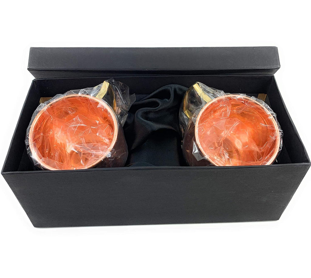 Handcrafted Moscow Mule Copper Mugs Set of 2