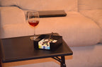 VIBHSA Hancrafted Decorative Napkin Holder for Tables Black Olive Branch with Bud