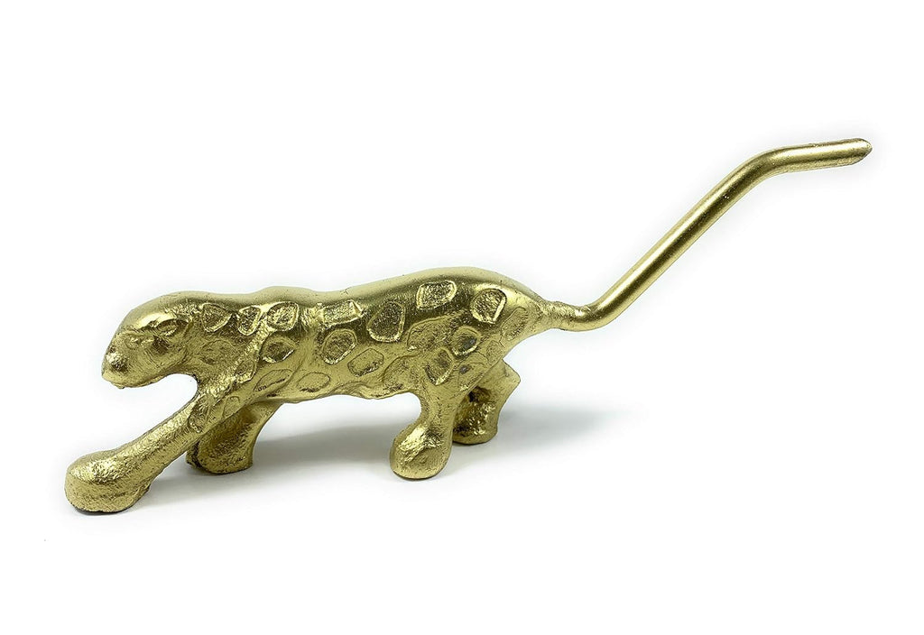 VIBHSA Handcrafted Collectible Figurine Golden Cheetah (Rustic Finish)
