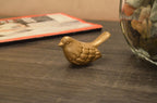 VIBHSA Handcrafted Bluebird of Happiness Home Decor Accents Collectible Bird Figurines Symbols of Health & Happiness (Golden)
