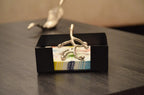 VIBHSA Handcrafted Decorative Napkin Holder for Tables Silver Olive Branch with Bud