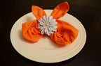 VIBHSA Handcrafted Flower Flower Napkin Rings for Wedding Banquet Birthday Party Napkin Rings Set of 12 (White)