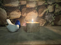 Tealight Candle Stand Handcrafted Wooden Diya Holder for Decorations