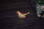VIBHSA Handcrafted Bluebird of Happiness Home Decor Accents Collectible Bird Figurines Symbols of Health & Happiness (Golden)