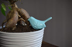 VIBHSA Handcrafted Bluebird of Happiness Home Decor Accents Collectible Bird Figurines Symbols of Health & Happiness (Sea Green)