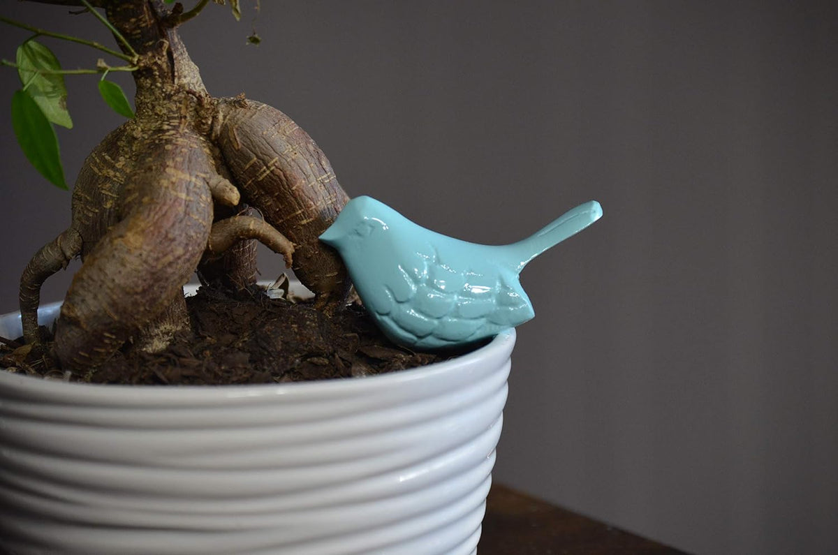 VIBHSA Handcrafted Bluebird of Happiness Home Decor Accents Collectible Bird Figurines Symbols of Health & Happiness (Sea Green)