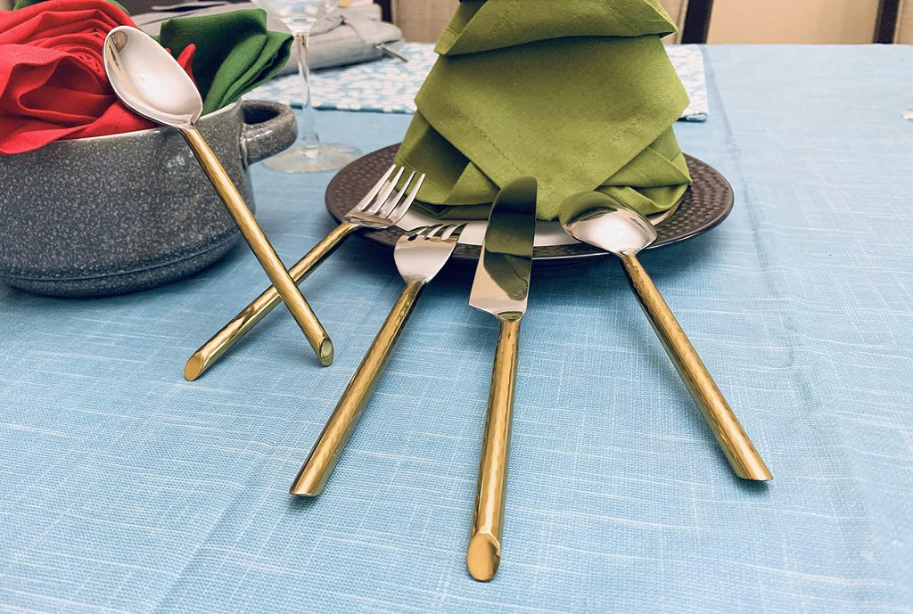 Handcrafted 4 Pieces Spoon Cutlery Set