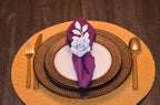 VIBHSA Flower Napkin Rings Set of 8