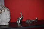 VIBHSA Handmade Ring Holder Organizer. Ring Holders for Jewelry (Silver Elephant)